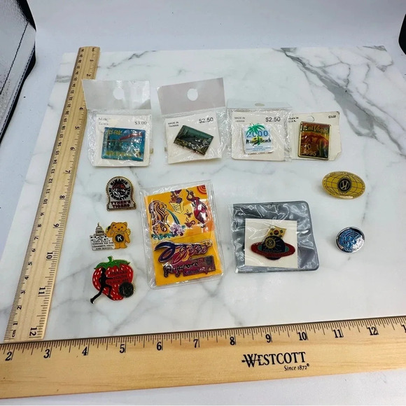 Kiwanis Tack Pin Set International Domestic 11 Pins Y2K 1995 Korea Las V… - Picture 13 of 13